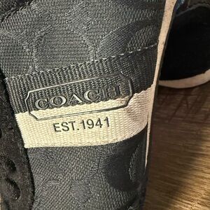 Coach Black and Cream High-Tops